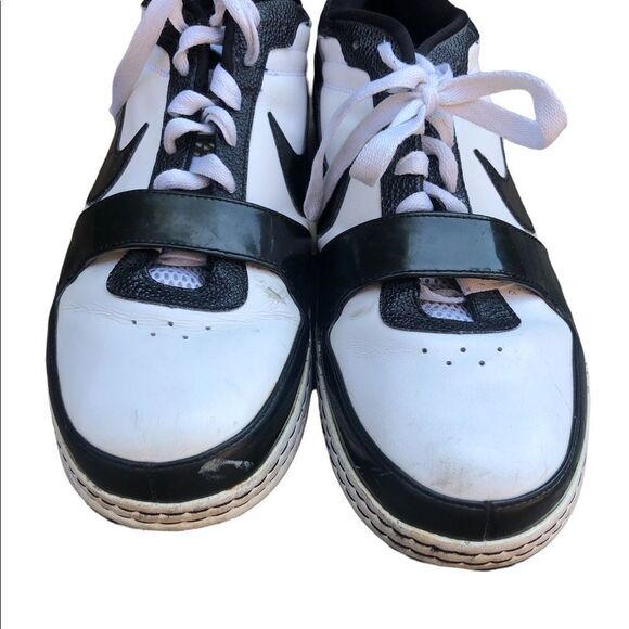 Vintage 2009 Nike LeBron 6 Low ‘Panda’ White Size 13 - Picture 14 of 16